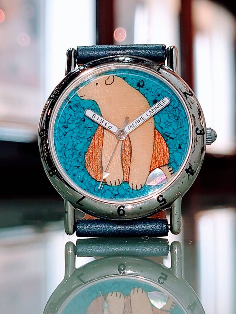 ピエールラニエ 腕時計 クジラ親子 稼働品 - 腕時計(アナログ)