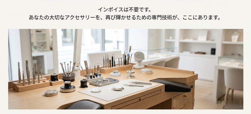 「インボイスは不要です」というメッセージと共に、専門技術による解決策を提示するスライド。