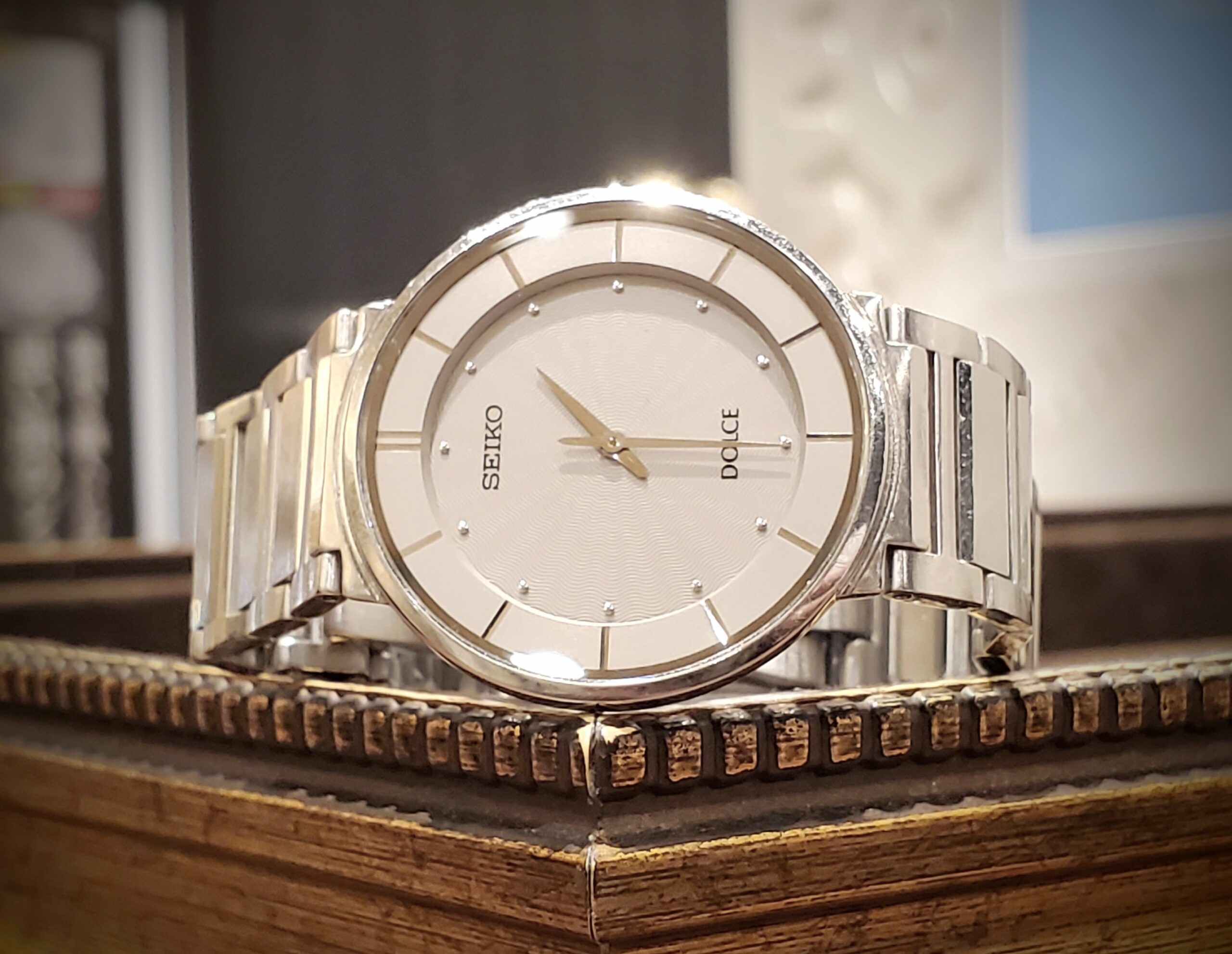 1999年製:希少美品⁄稼働]SEIKO Dolce セイコードルチェ TITANIUM 稼働 